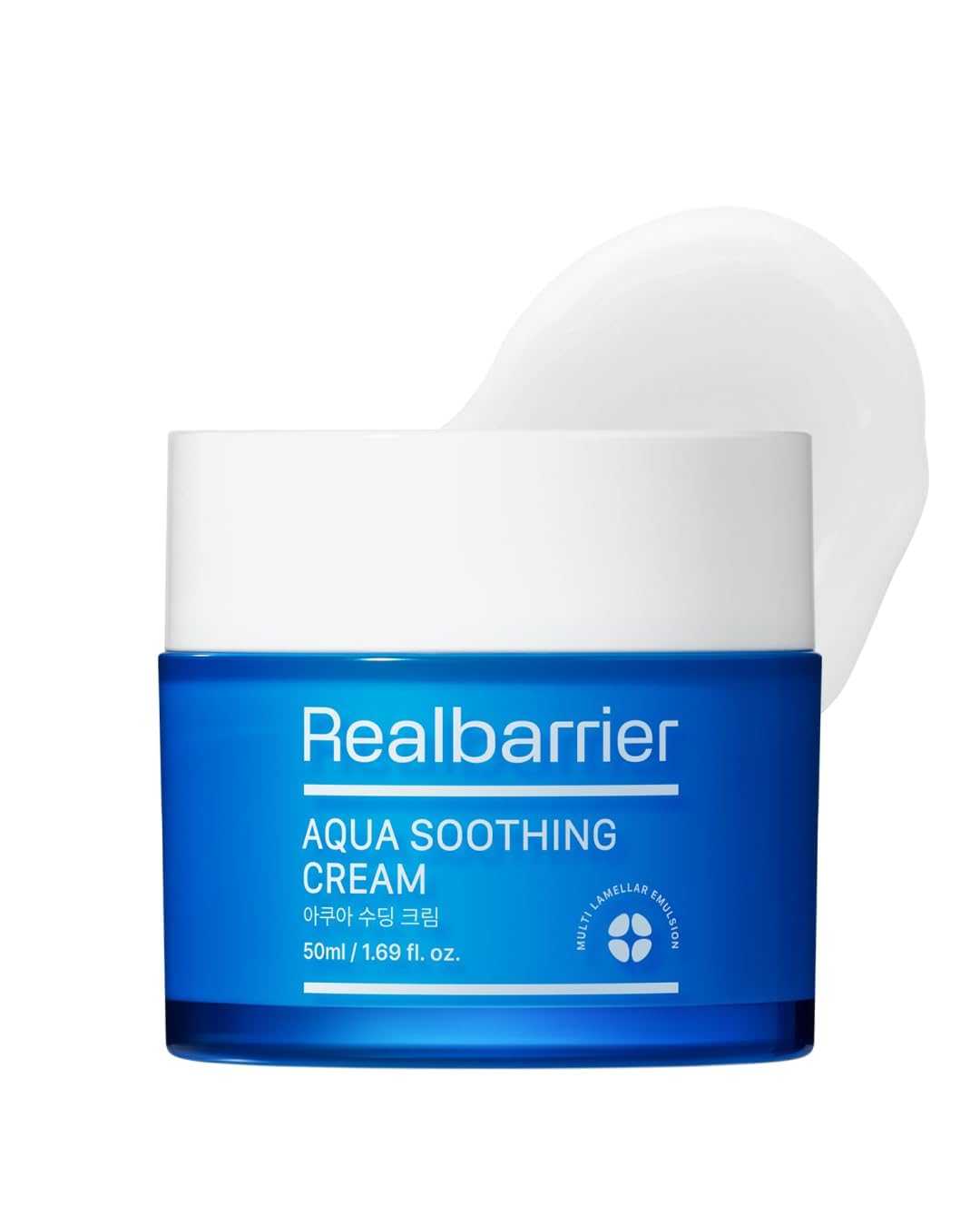 Real Barrier front jar image showing compact moisturizer for travel and daily use