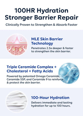 Real Barrier ingredient visual focusing on ceramide-based barrier support