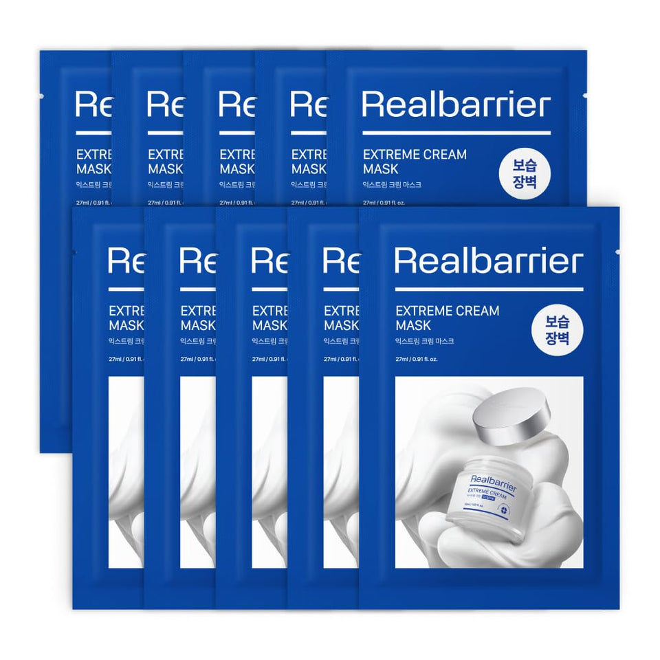 Real Barrier front packaging showing 10-sheet pack and benefits
