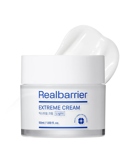 Real Barrier front packaging showing 50ml tube and clear branding for easy identification