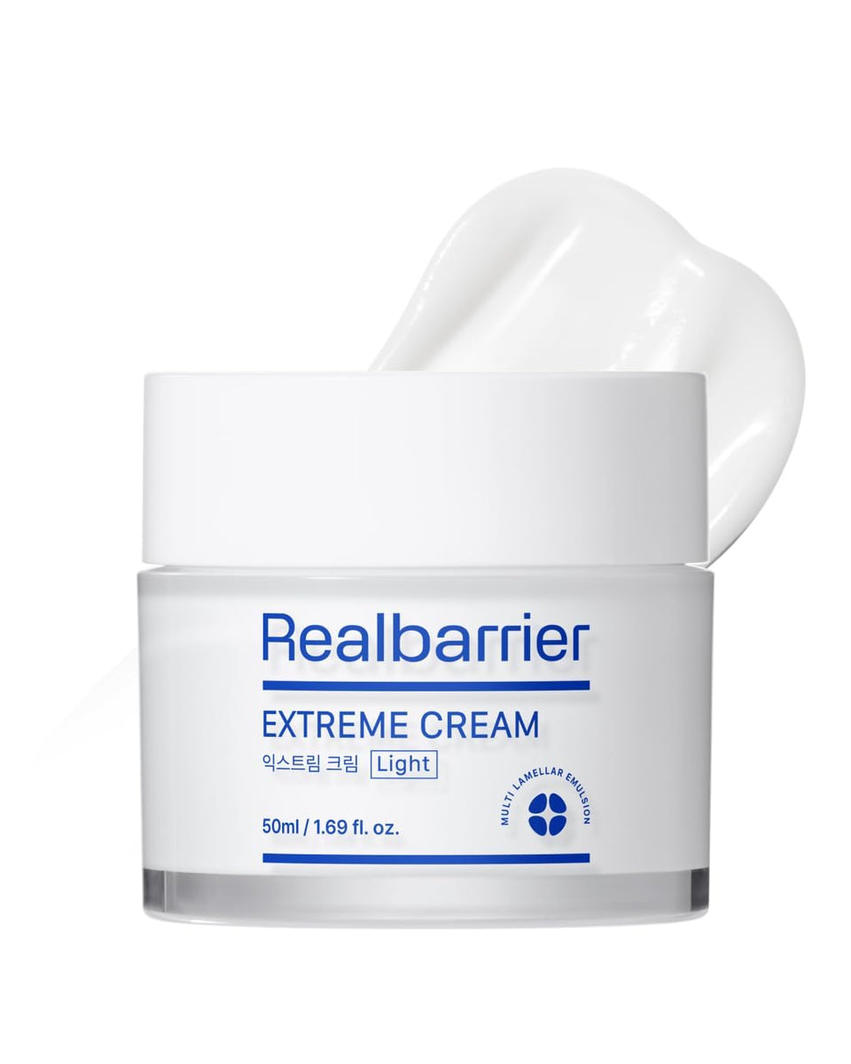 Real Barrier front packaging showing 50ml tube and clear branding for easy identification