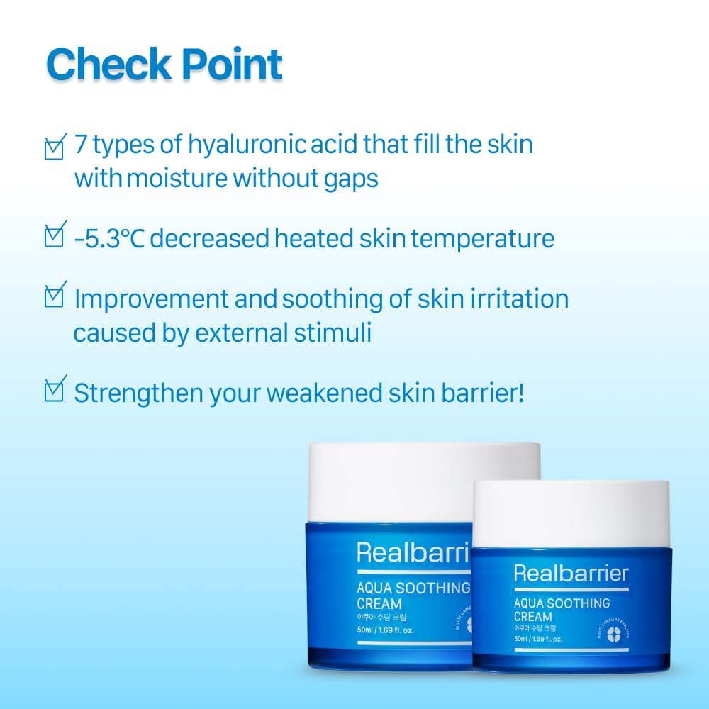 Real Barrier label closeup highlighting active ingredients and benefits clearly