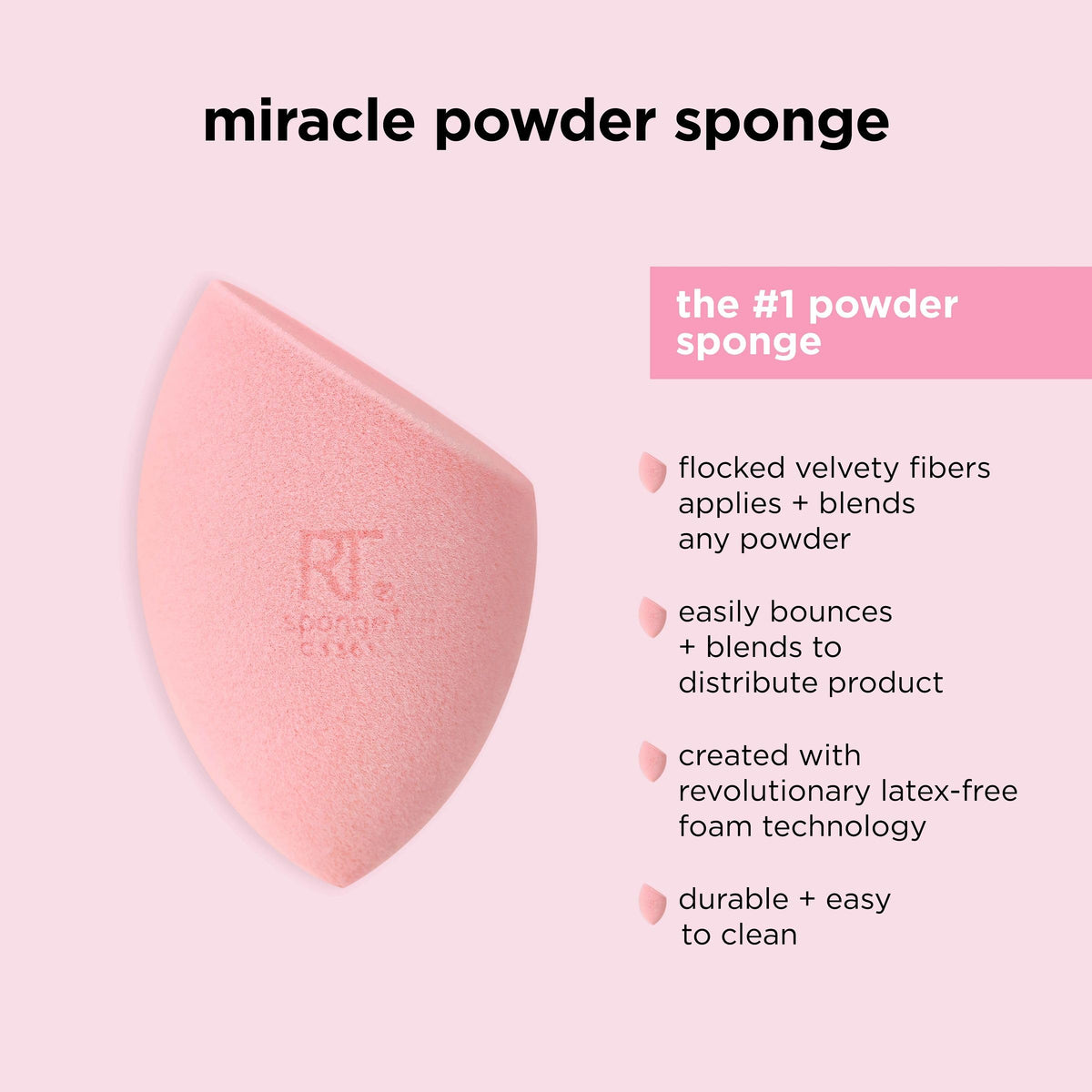 Real Techniques applying foundation with sponge for streak-free coverage