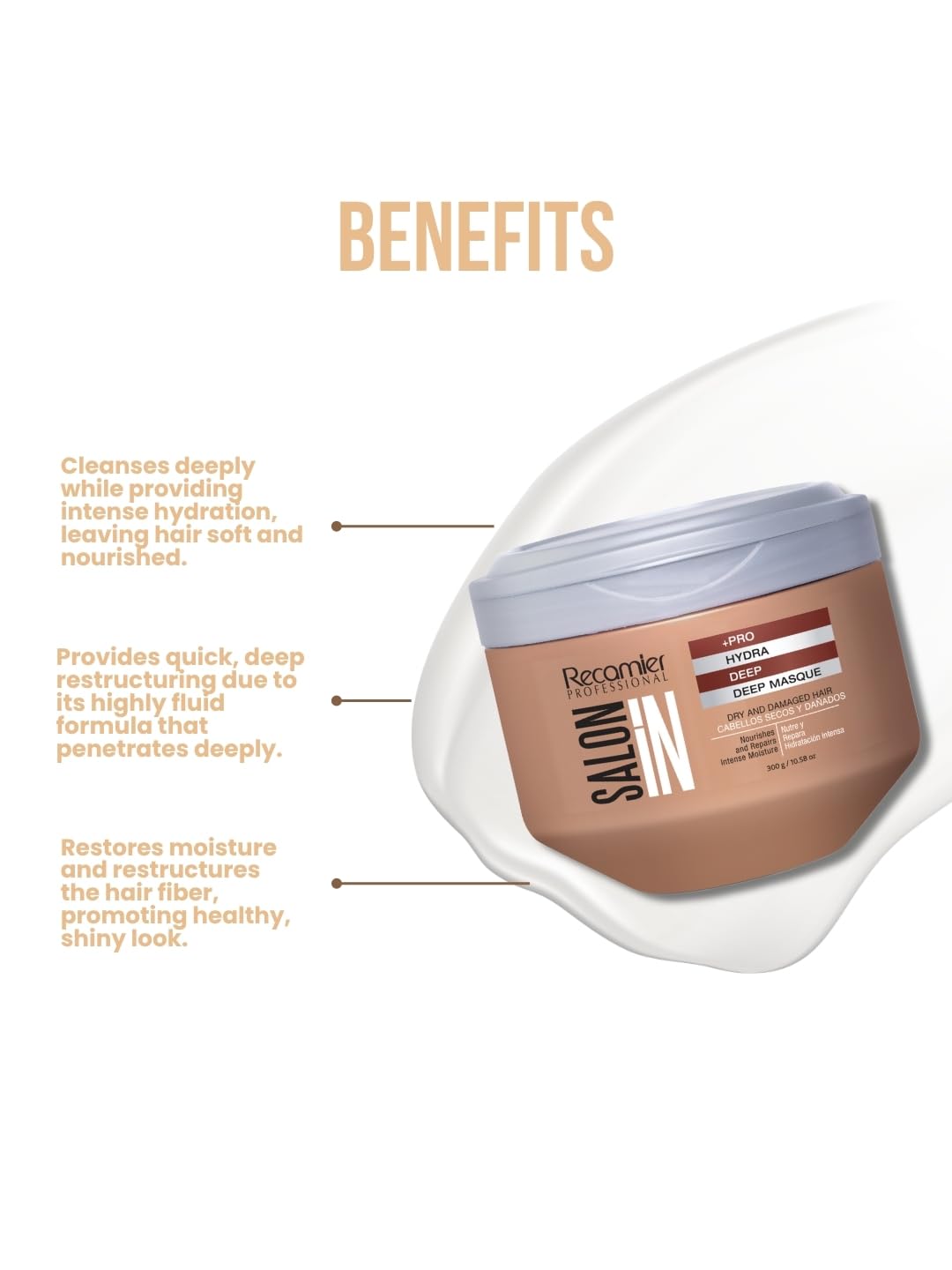 RECAMIER PROFESSIONAl SALON IN argan oil ingredient close-up boosting nourishment