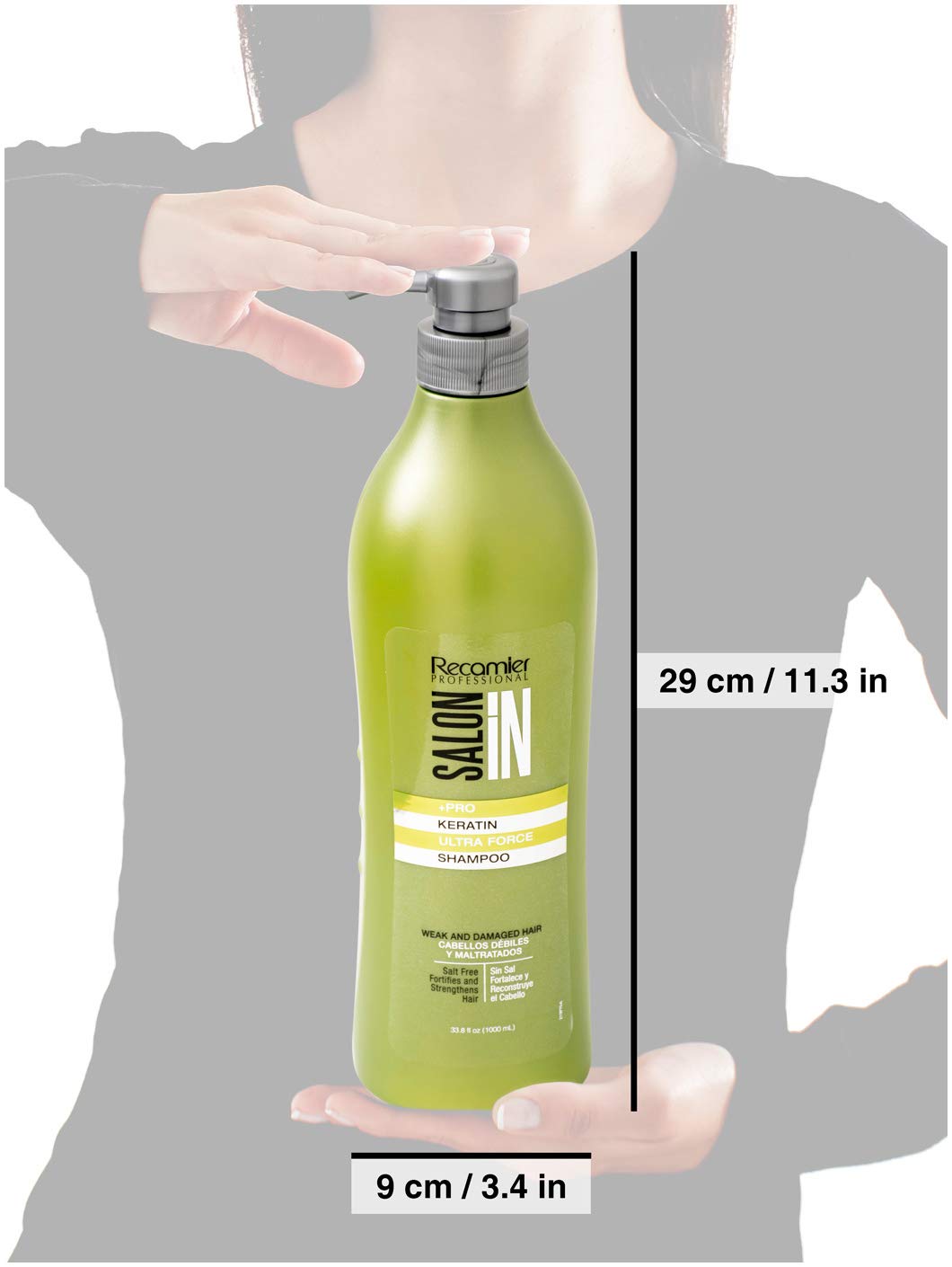 RECAMIER PROFESSIONAL SALON IN argan oil and keratin ingredient visual highlighting nourishing repair benefit