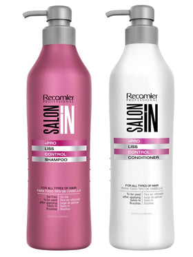 Recamier Salon In front packaging showing set and capacity benefit
