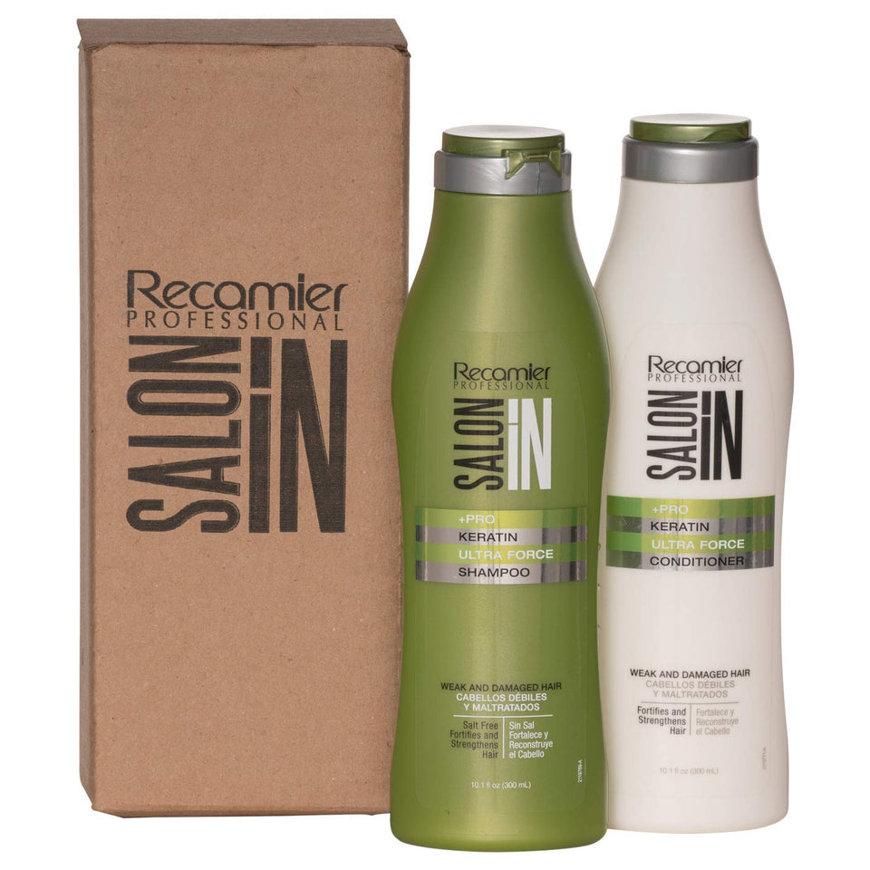 RECAMIER Salon In front packaging showing duo and salon-quality benefit
