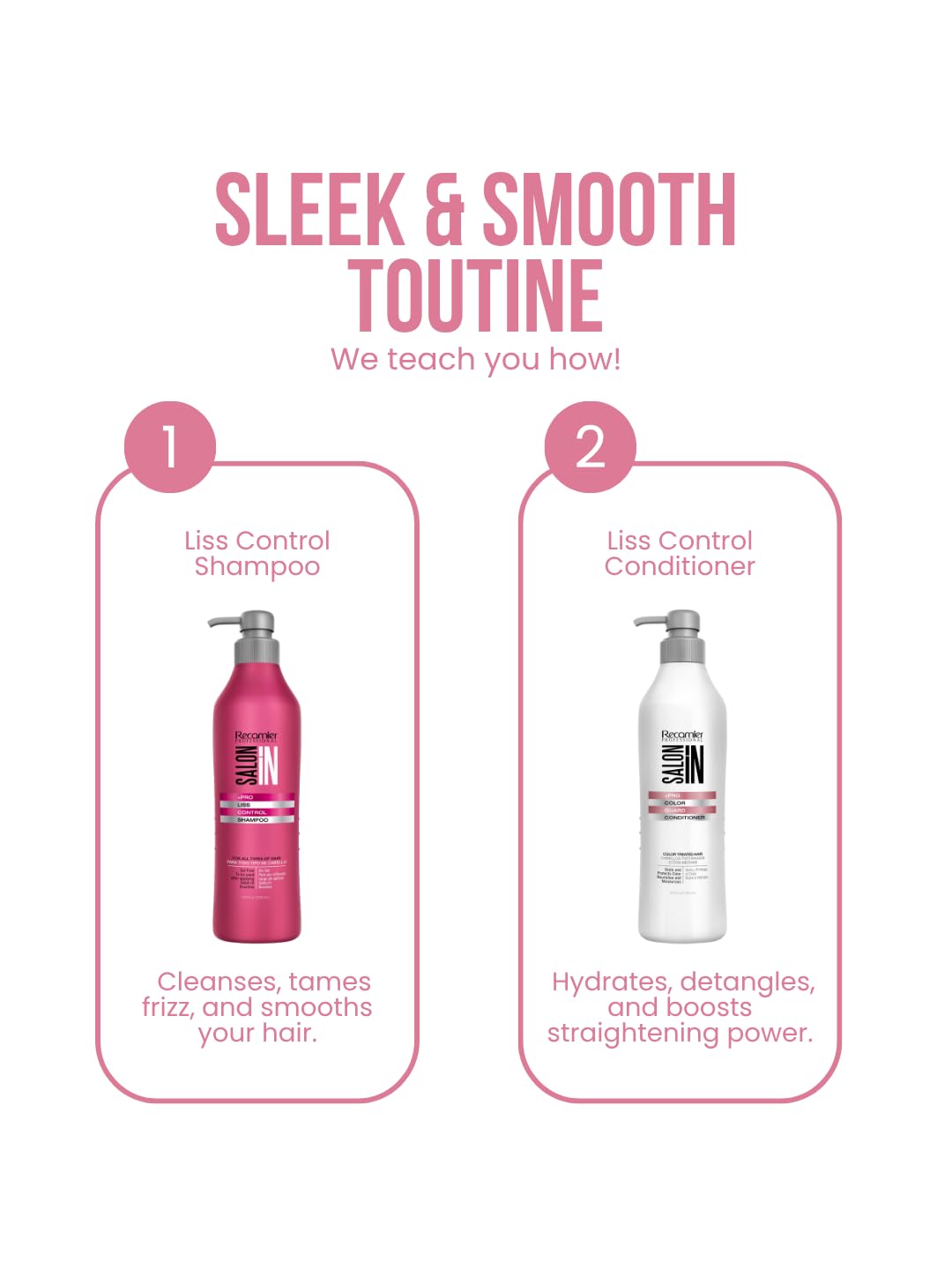Recamier Salon In displayed on bathroom shelf showing salon-quality routine