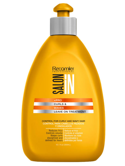 Recamier Salon In front packaging showing bottle and size, useful for shopping
