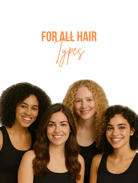 Recamier Salon In in lifestyle shot on a curly woman showcasing soft, defined waves