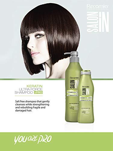 RECAMIER PROFESSIONAL SALON IN shampoo lather texture close-up showing rich foam for effective cleansing