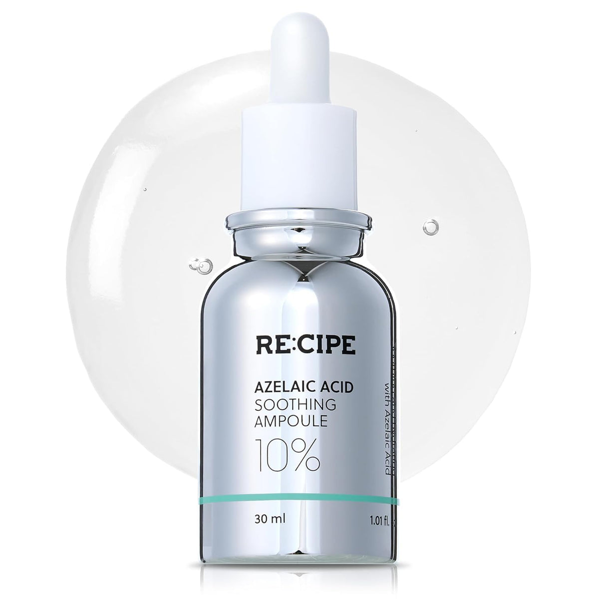 RE:CIPE front packaging showing ampoule and calming benefit