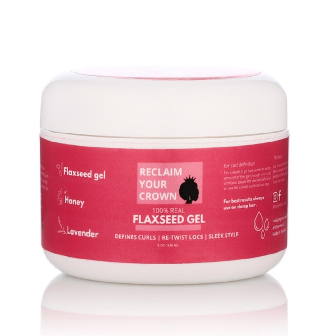 Reclaim Your Crown front packaging showing label and product promise for defined curls