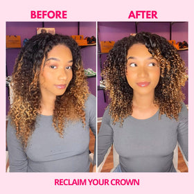 Reclaim Your Crown gel texture close-up highlighting smooth, non-sticky consistency