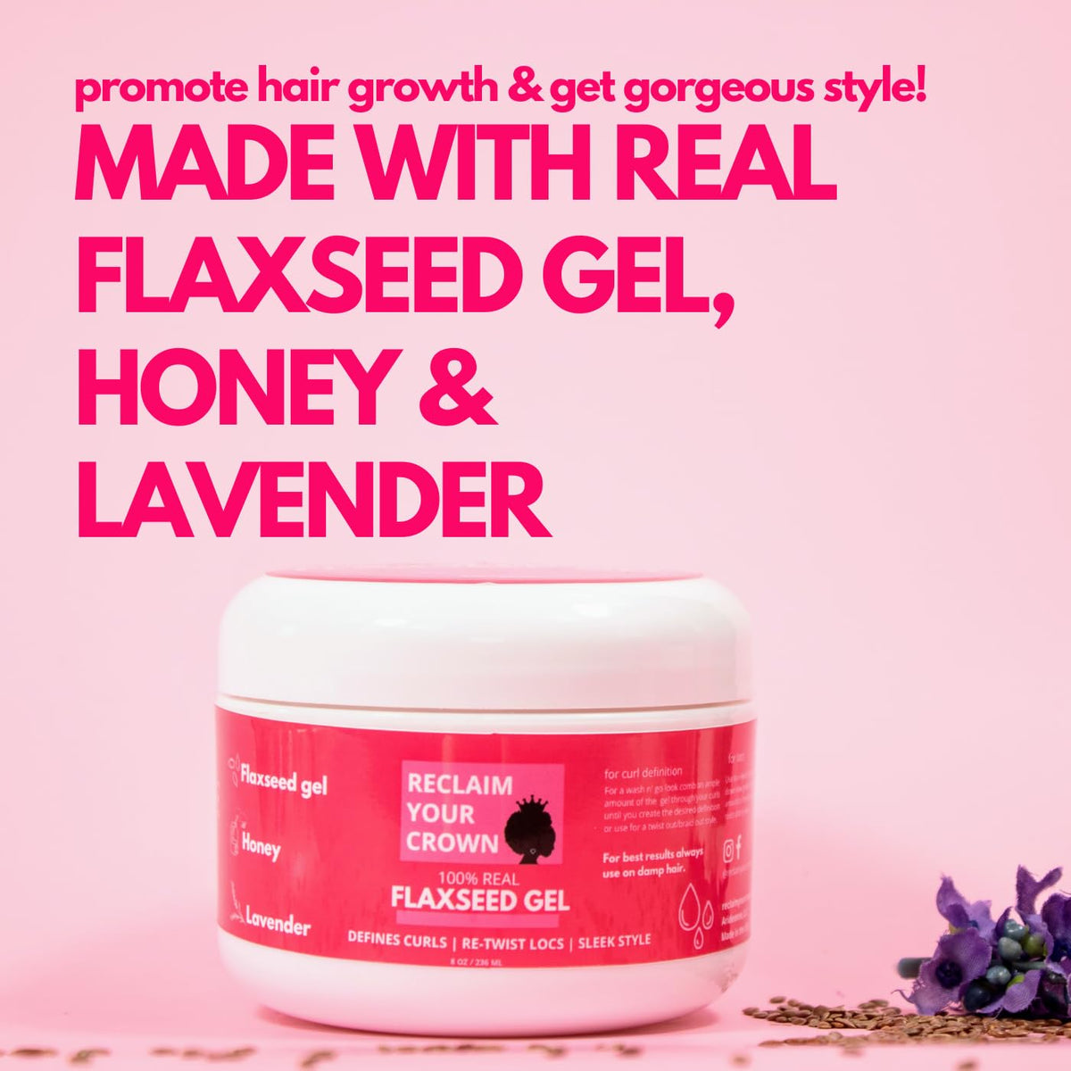 Reclaim Your Crown on a bathroom counter in a lifestyle scene showing everyday use