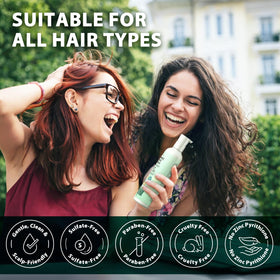 Recuren Plus lifestyle image shampooing hair for refreshed, balanced scalp