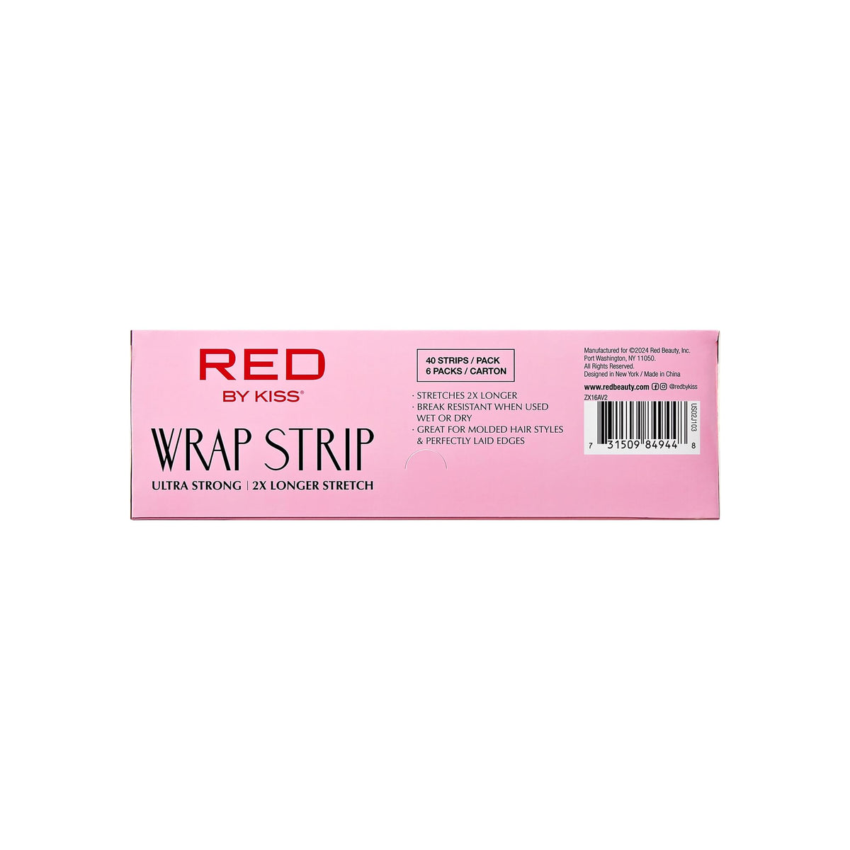 Red by Kiss lifestyle salon setting with stylist using strips to secure a molded hairstyle