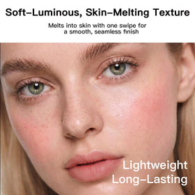 RED CHAMBER creamy blush texture close-up showing blendable finish