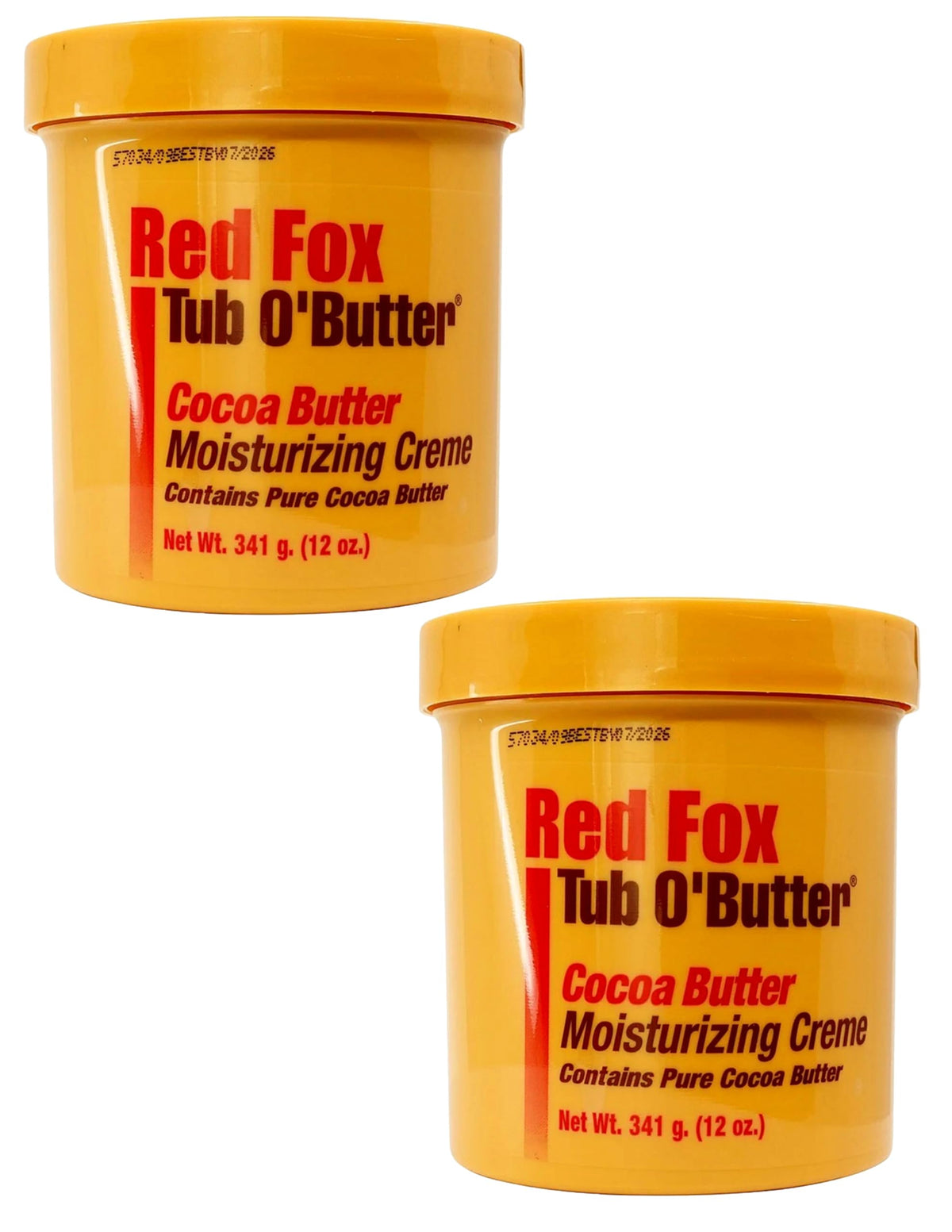 Red Fox Tub O'Butter texture closeup displaying creamy cocoa butter consistency for deep moisturizing benefits