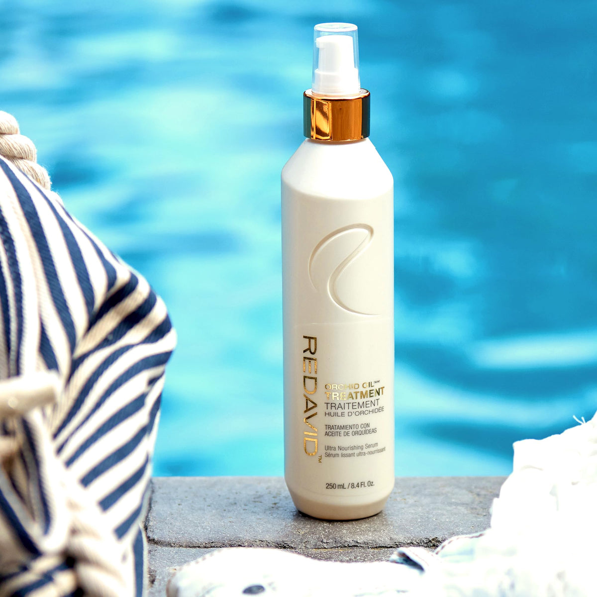 Redavid on curly hair showing defined, frizz-controlled curls and bounce benefit