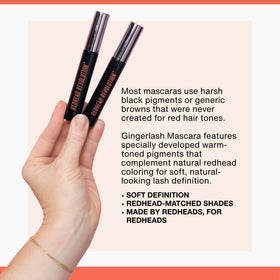 Redhead Revolution texture swatch illustrating smooth, buildable formula