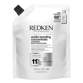Redken front packaging shows label and concentrated conditioner benefits