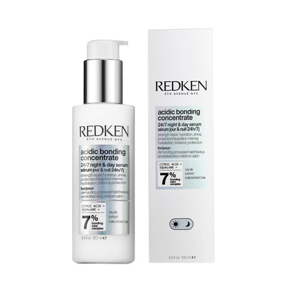 Redken front packaging showing product and easy identification benefit