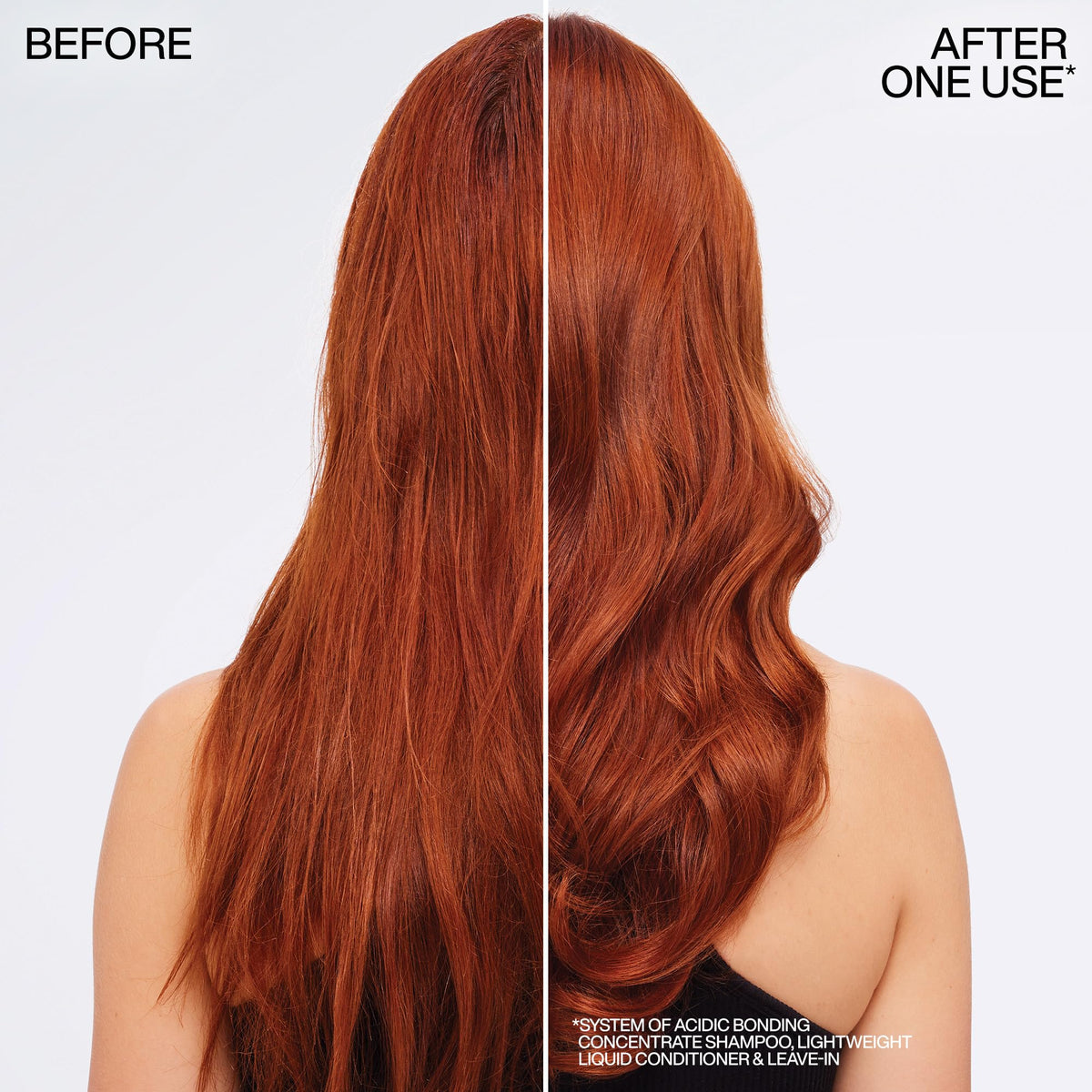 Redken bottle in hand to show 6.8 fl oz size and travel-friendly scale