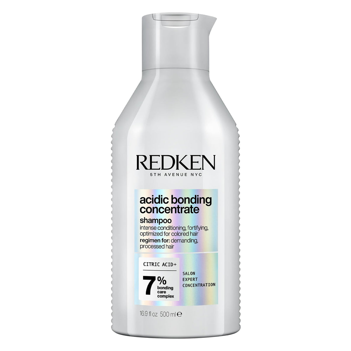 Redken front packaging showing bottle and product name with professional appeal