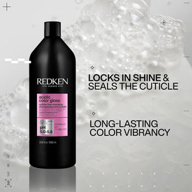 Redken ingredient focus on amino acids and vitamin E offering color protection and nourishment