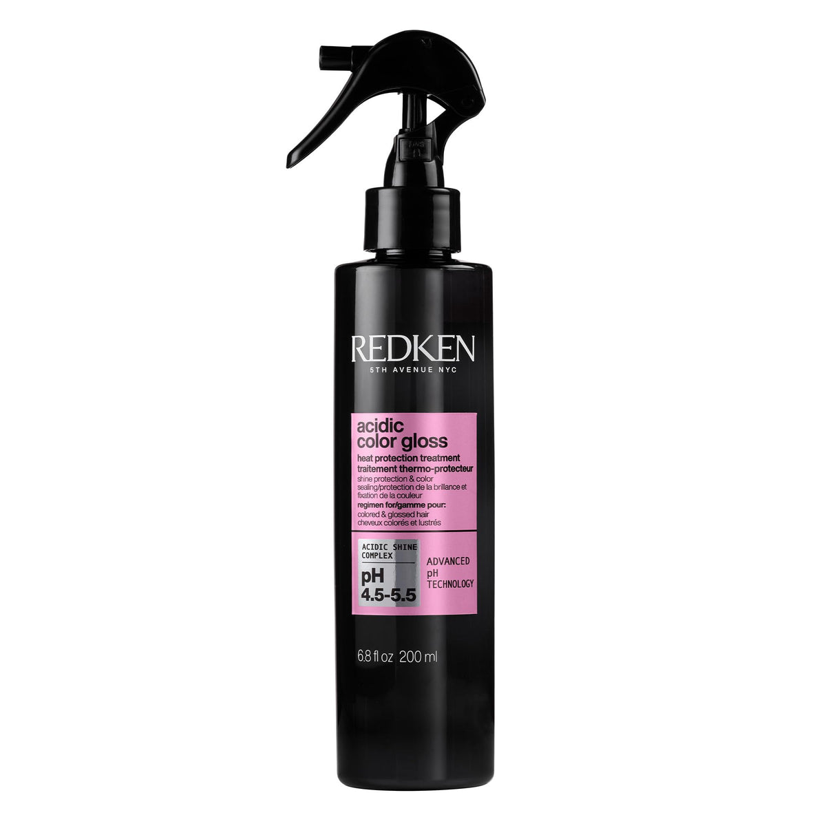 Redken bottle front packaging showing product and salon-grade finish
