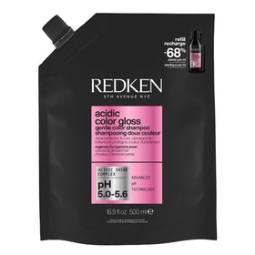 Redken acidic color gloss front packaging shows label and color-protect benefits