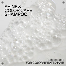Redken shampoo paired with matching conditioner for a complete color-care system