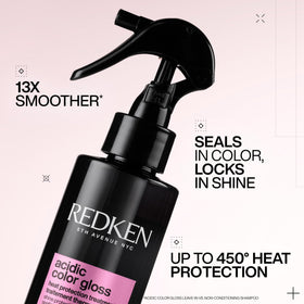 Redken spray nozzle close-up demonstrating easy, even application