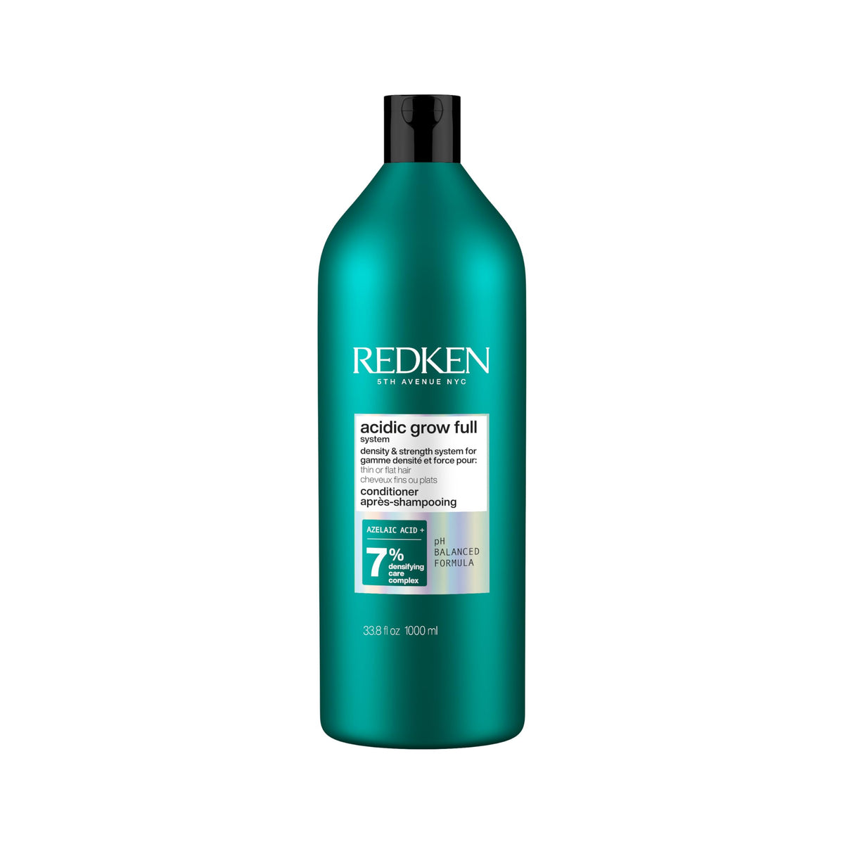 Redken Acidic Grow front bottle showing product and volume benefit