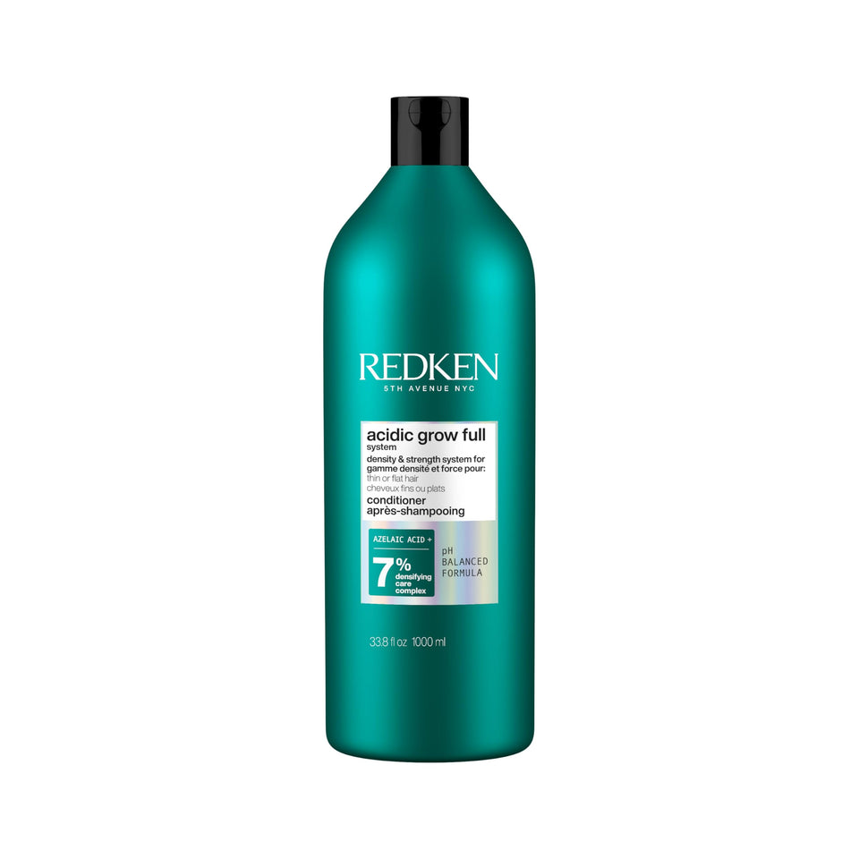 Redken Acidic Grow front bottle showing product and volume benefit