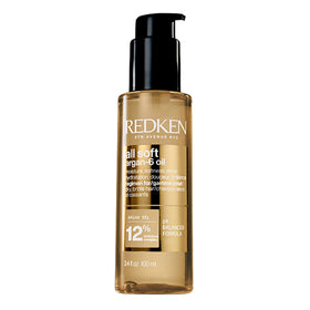 Redken front bottle showing product packaging and branding benefits