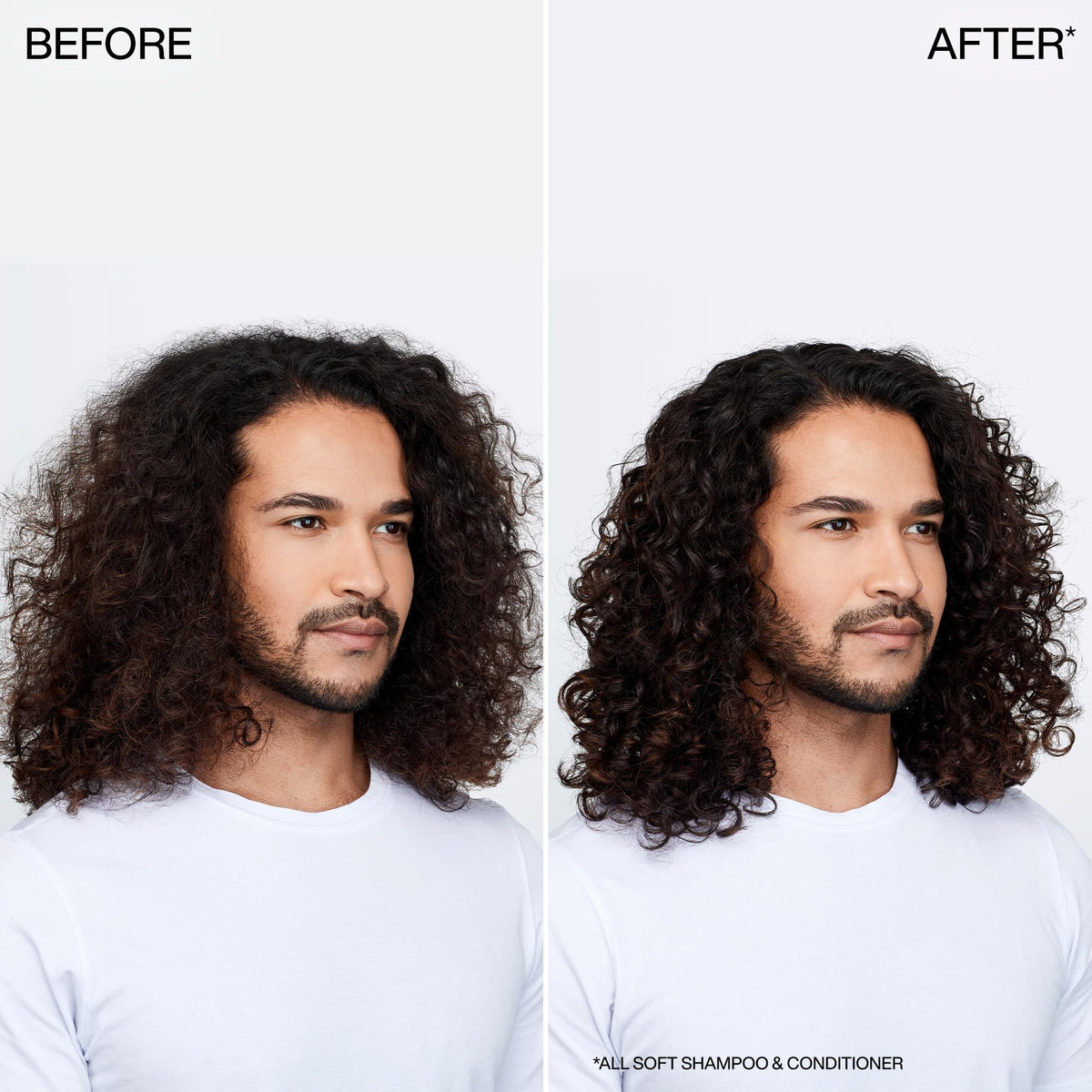 Redken shampoo paired with All Soft conditioner indicating enhanced conditioning