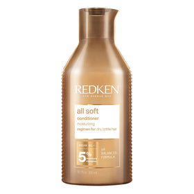 Redken All Soft front packaging shows product and professional branding for soft hair