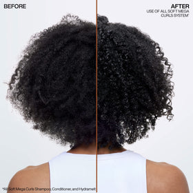 Redken label close-up showing Nourish Complex for stronger, softer hair