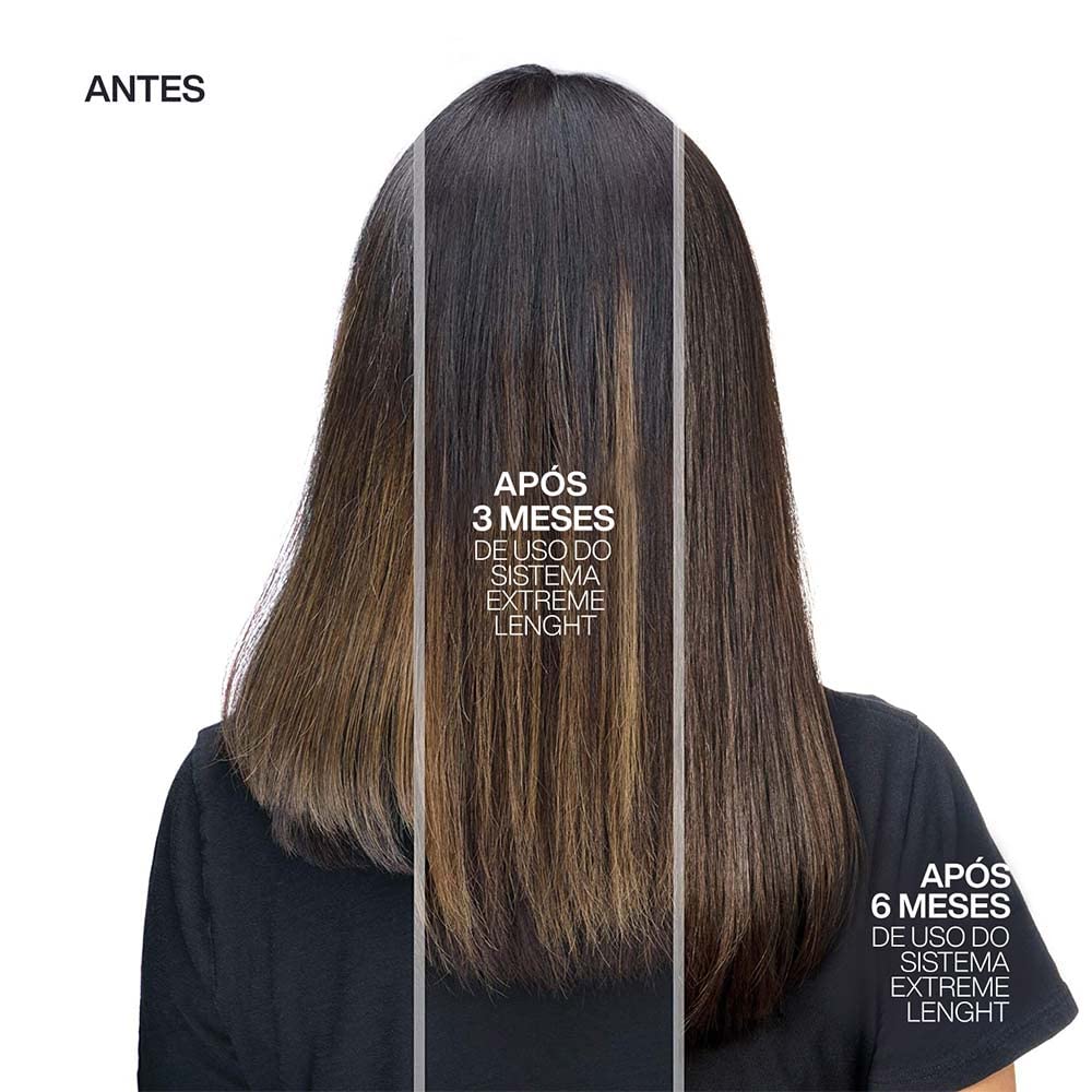 Redken being applied in shower showing quick five-minute treatment benefit