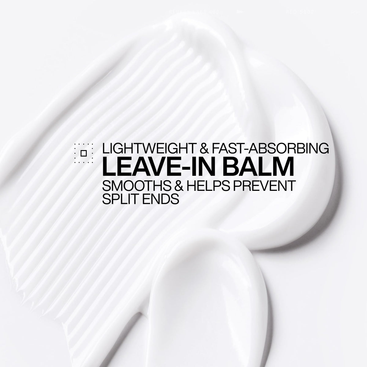 Redken bandage balm protecting hair during hot styling for heat defense