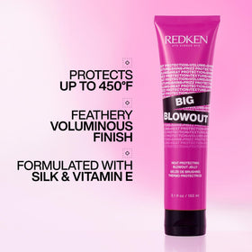 Redken Big Blowout pump dispensing gel for easy measured application
