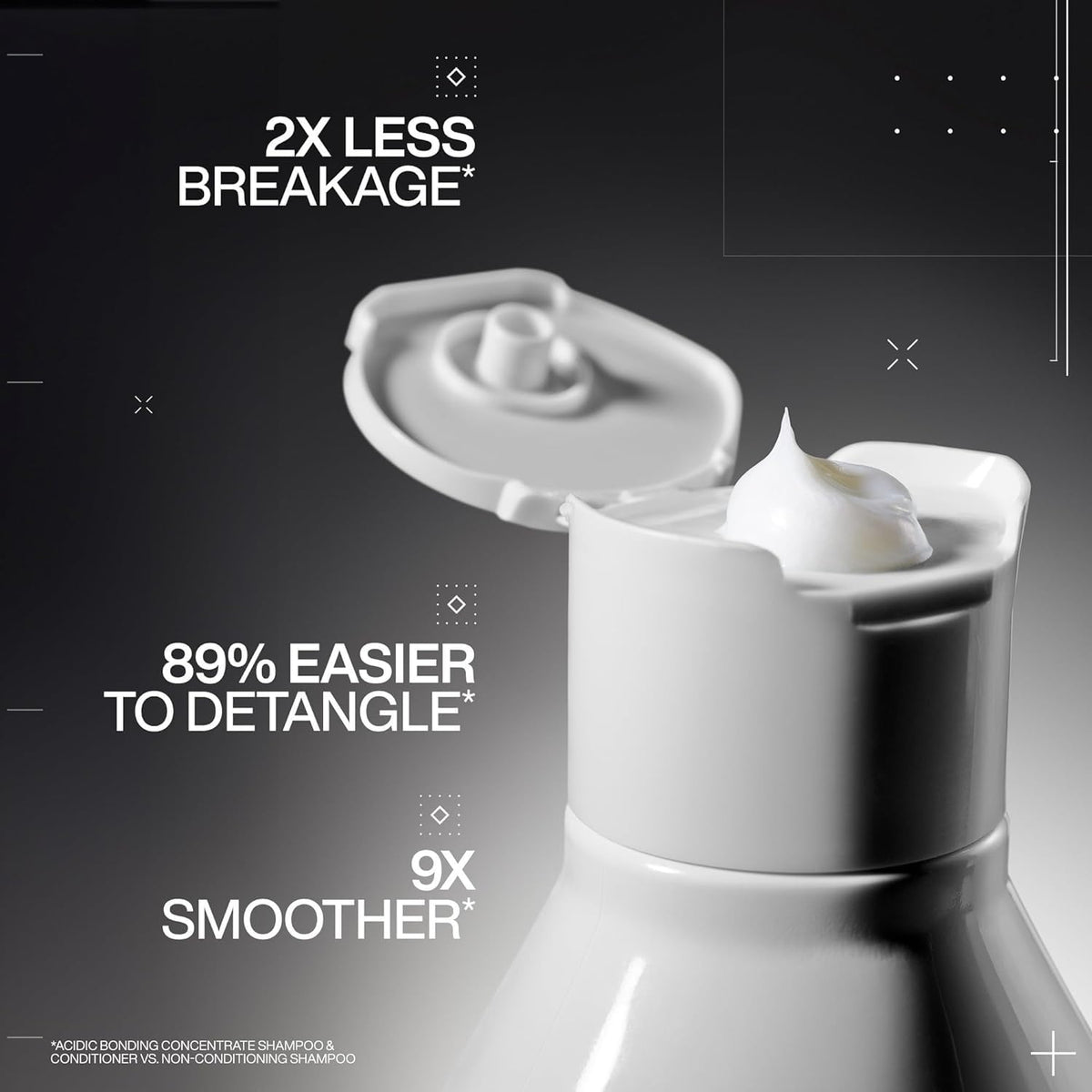 Redken close-up texture displays rich cream for deep conditioning