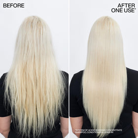 Redken shampoo texture close-up showing rich consistency and concentrated formula