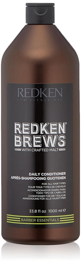 redken brews front packaging showing bottle and crafted malt logo benefit easy identification