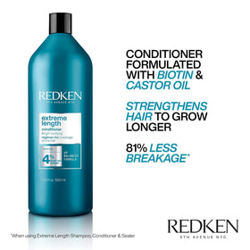 Redken conditioner applied to wet hair demonstrating detangling benefit
