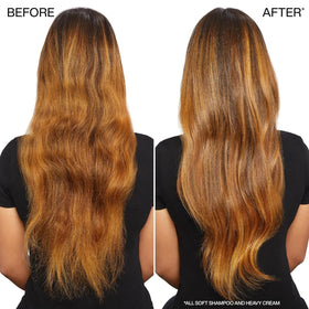 Redken cream close-up swirl highlighting thick formula for intense softening