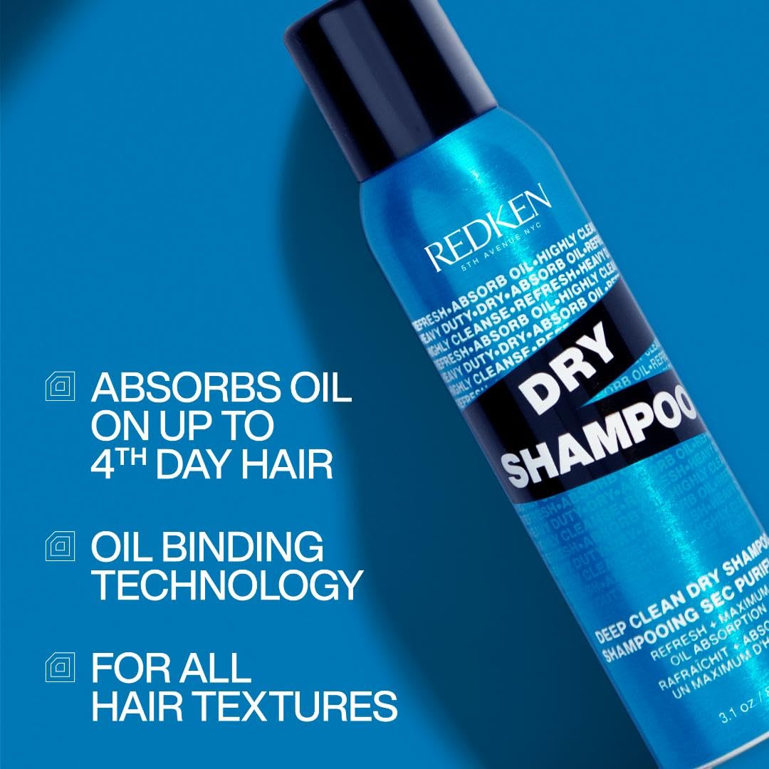 Redken nozzle detail demonstrating even spray coverage for efficient oil absorption