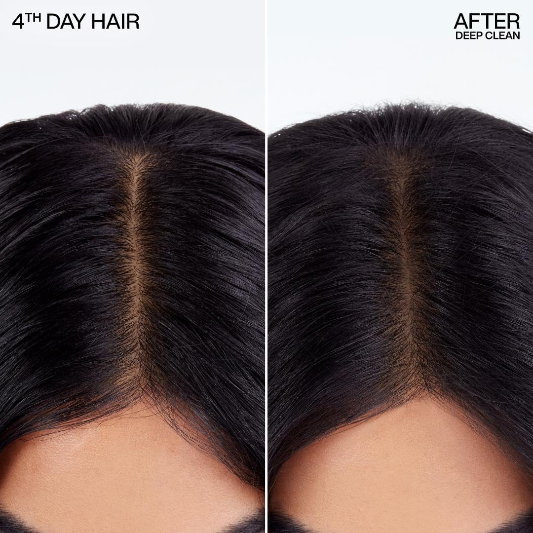 Redken powder texture close-up highlighting starch ingredients for effective oil control